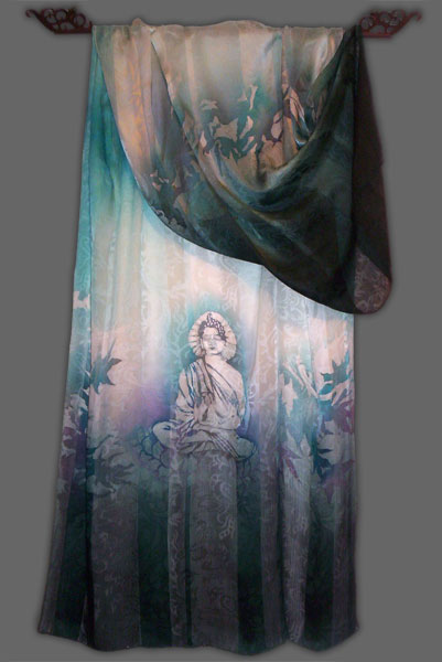 Forest Buddha Soft Scroll